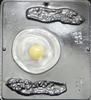 1240 Bacon & Eggs Chocolate Candy Mold