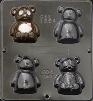 1254 Panda Bear Assembly Chocolate Candy Mold