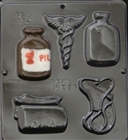 1256 Doctor Medical Assortment Chocolate Candy Mold