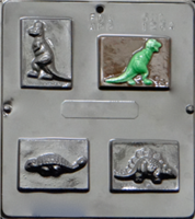 1264 Dinosaur Assortment Chocolate Candy Mold