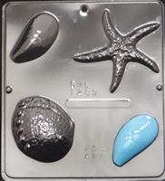 1269 Ocean Assortment Chocolate Candy Mold