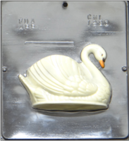 1280 Swan Assembly Facing Right Chocolate Candy Mold
