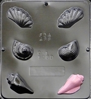 1289 Sea Shells Assembly Chocolate Candy Mold
