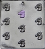 1336 Horse Head Pony Chocolate Candy Mold