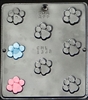 1338 Paw Print Chocolate Candy Mold