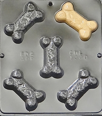 1340 Dog Bone Chocolate Candy Mold