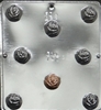 147 Rose Covered Cherry Chocolate Candy Mold