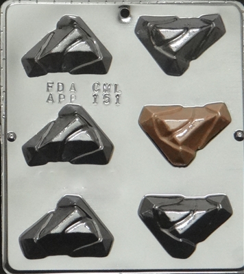 151 Triangle Pieces Chocolate Candy Mold