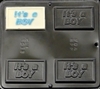 1511 It's a Boy Chocolate Candy Mold