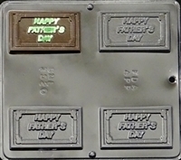 1520 Happy Father's Day Chocolate Candy Mold