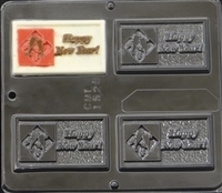 1529 Happy New Year Chocolate Candy Mold