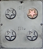 1640 Star Oreo Cookie Chocolate Candy Mold