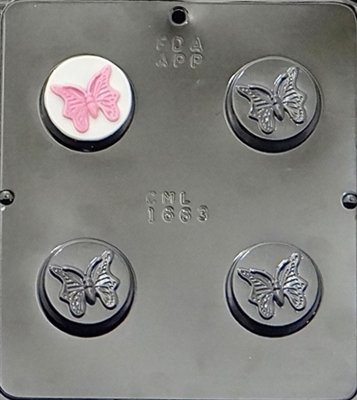 1663 Butterfly Oreo Cookie Chocolate Candy Mold