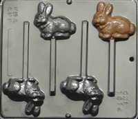 Chocolate Mold - Bunny Sucker #445 – Candy Island Chocolate Molds