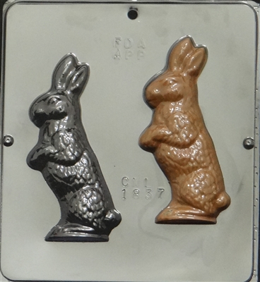 1837 Standing Bunny Chocolate Candy Mold
