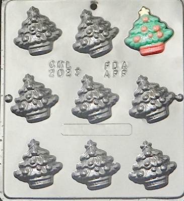 2023 Small Christmas Trees Chocolate Candy Mold