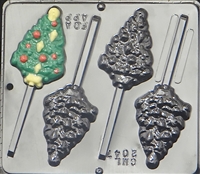 2047 Christmas Tree with Ornaments Lollipop Chocolate Candy Mold