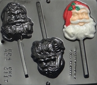 2048 Santa Face Pop Lollipop Chocolate Candy Mold