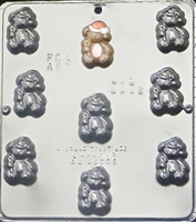 2062 Christmas Bear with Stocking Hat Chocolate Candy Mold