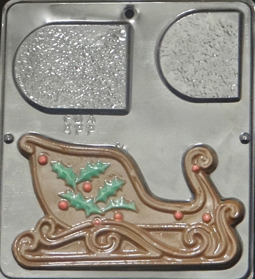 2071 Christmas Sleigh "Right Side" Chocolate Candy Mold