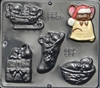 2080 Christmas Mouse Assortment Chocolate Candy Mold