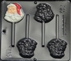 2110 Santa Face Pop Lollipop Chocolate Candy Mold