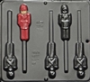 2112 Toy Soldier Lollipop Chocolate Candy Mold