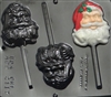 2117 Santa Lollipop Chocolate Candy Mold