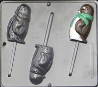 2120 Penguin Lollipop Chocolate Candy Mold