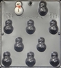 2121 Snowman Bite Size Chocolate Candy Mold