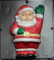 2123 Santa Claus Waving Chocolate Candy Mold