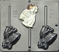 2130 Angel with Flute Lollipop Chocolate Candy Mold