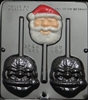 2136 Santa Face Lollipop Chocolate Candy Mold