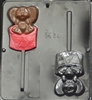 2139 Mouse on Drum Pop Lollipop Chocolate Candy Mold