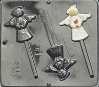 2146 Angel Lollipop Chocolate Candy Mold