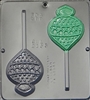 2153 Christmas Ornament Lollipop Chocolate Candy Mold
