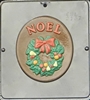 2157 Noel Plaque Chocolate Candy Mold