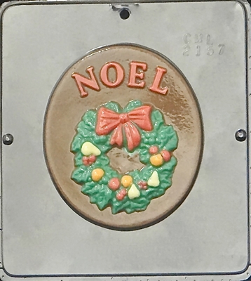 2157 Noel Plaque Chocolate Candy Mold