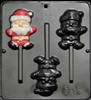 2160 Santa Claus Lollipop Chocolate Candy Mold