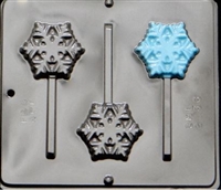 2166 Snowflake Frozen Chocolate Candy Mold