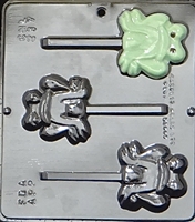 217 Frog Pop Lollipop Chocolate Candy Mold