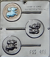 267 Dog Lollipop Chocolate Candy Mold