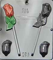 299 Rose Assembly Pop Lollipop Chocolate Candy Mold