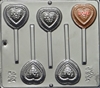 3001 Heart on Heart Lollipop Chocolate
Candy Mold