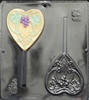 3002 Heart with Grapevine Lollipop
Chocolate Candy Mold