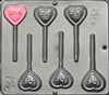 3010 Small Love on Heart Pop Lollipop
Chocolate Candy Mold