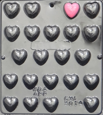 3014 Small Heart Pieces Chocolate Candy Mold