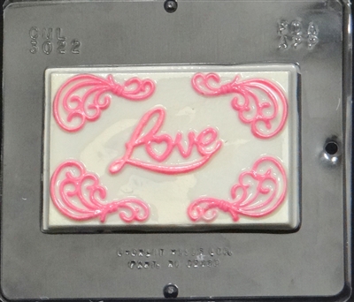 3022 Love Card Chocolate Candy Mold