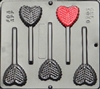 3026 Lattice Heart Pop Lollipop
Chocolate Candy Mold