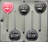 3030  Kiss Me Pop Lollipop Chocolate
Candy Mold